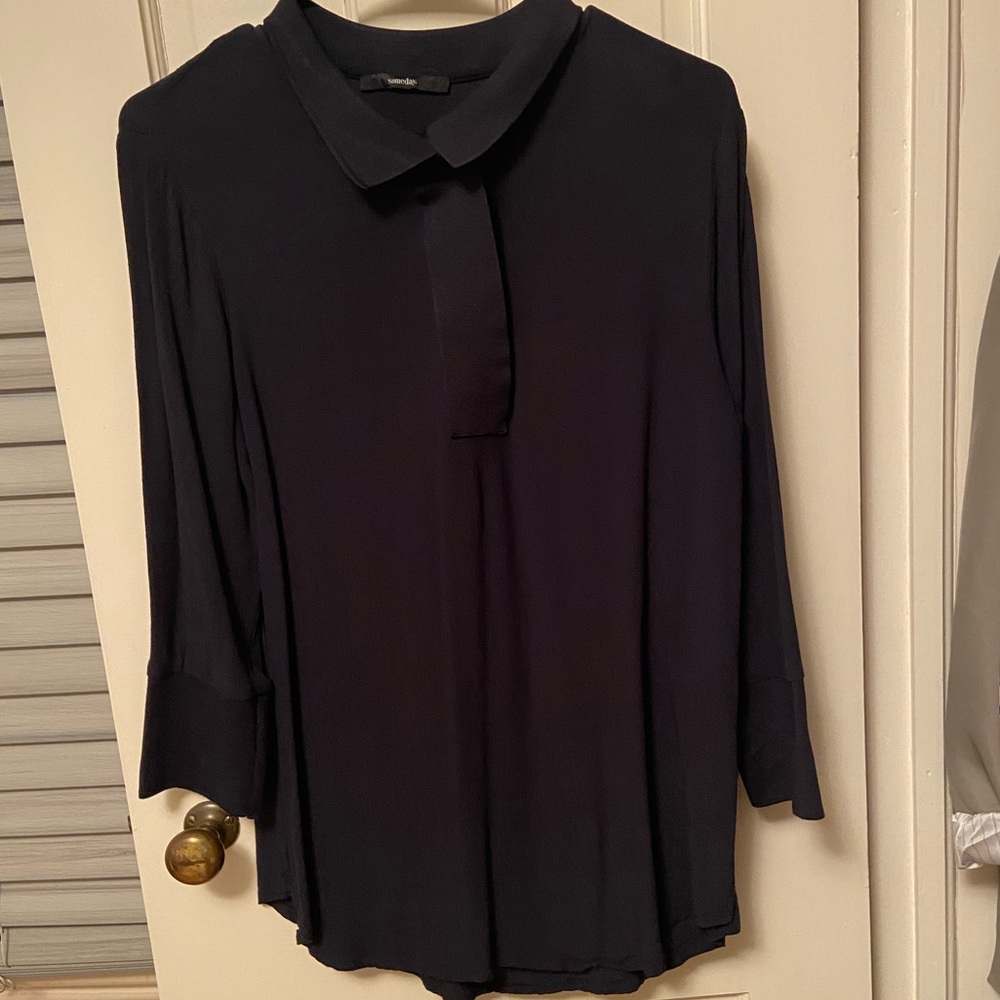 Navy Blouse